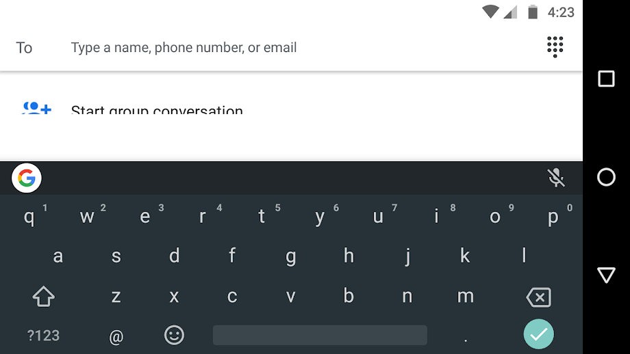 Google keyboard