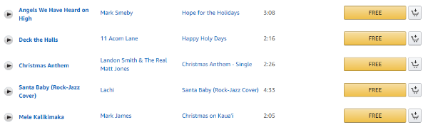 How To Get Free Christmas Music