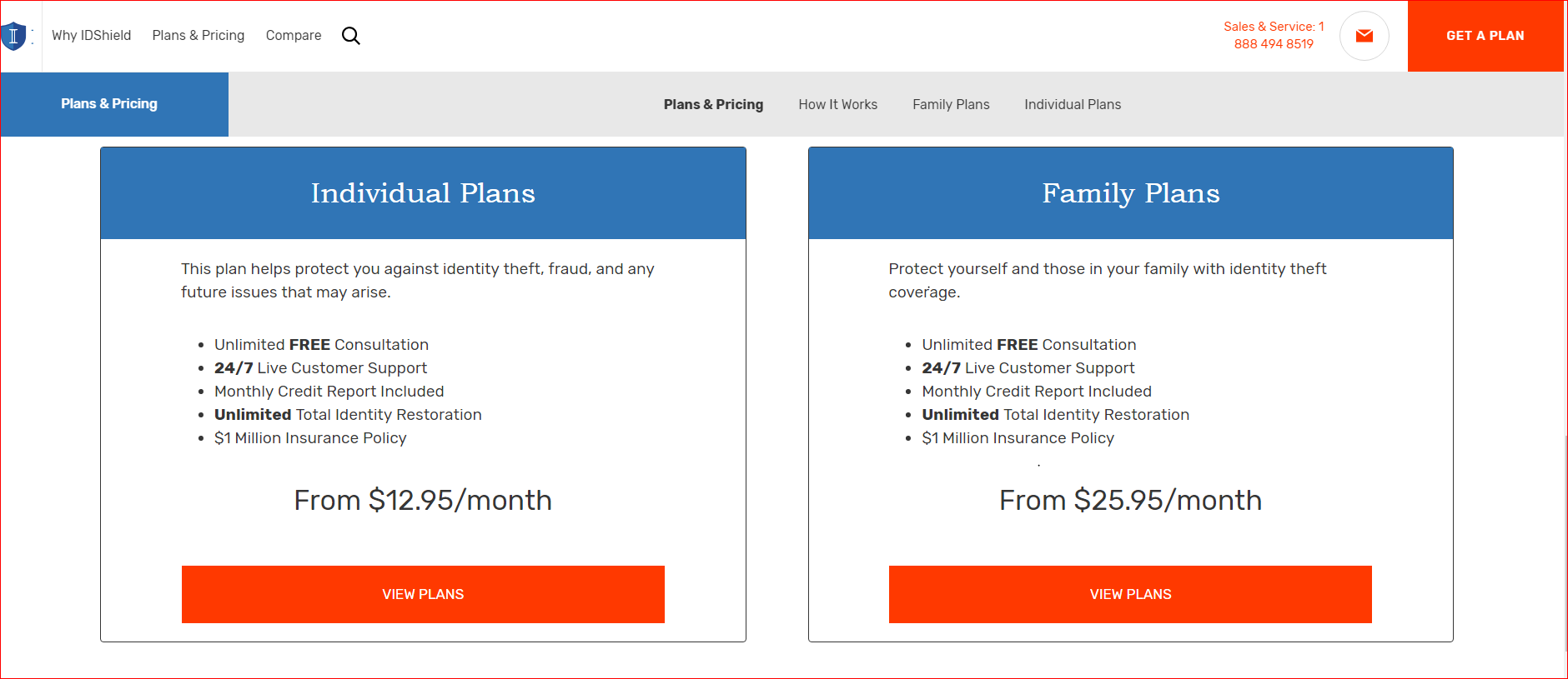 Lifelock Comparison Chart