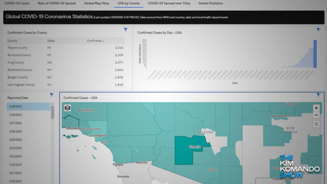 Coronavirus map: Check the number of cases in your county