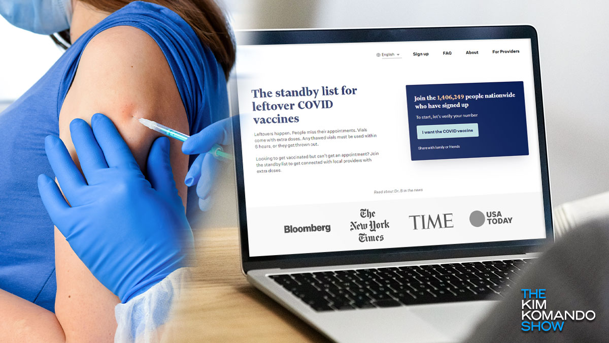 Use this site to add yourself to the COVID vaccine waiting list