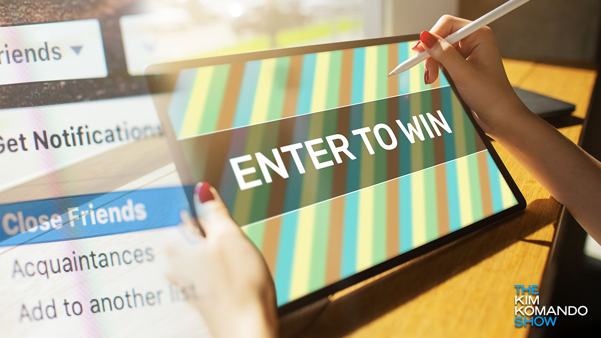 If you’re entering contests online, watch out for this clever trick to steal your info