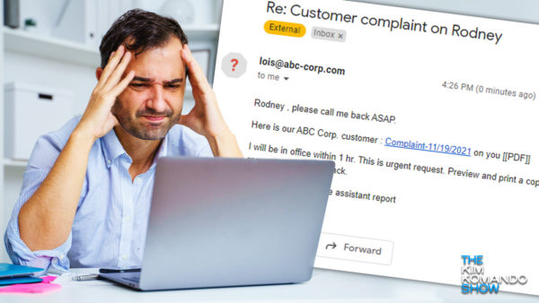 No, that's not an angry email from your boss - Don't fall for this new scam