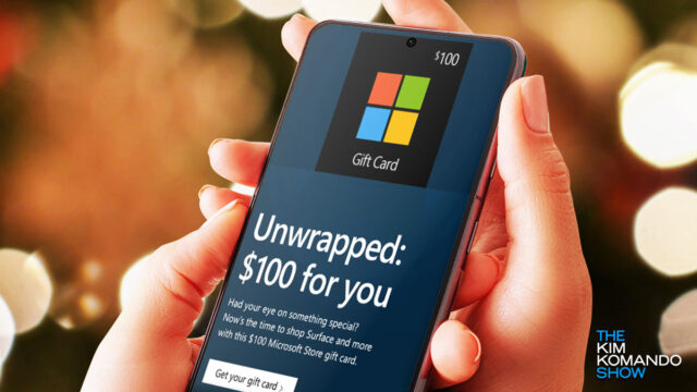 Microsoft is emailing out gift cards (No, it's not a scam)