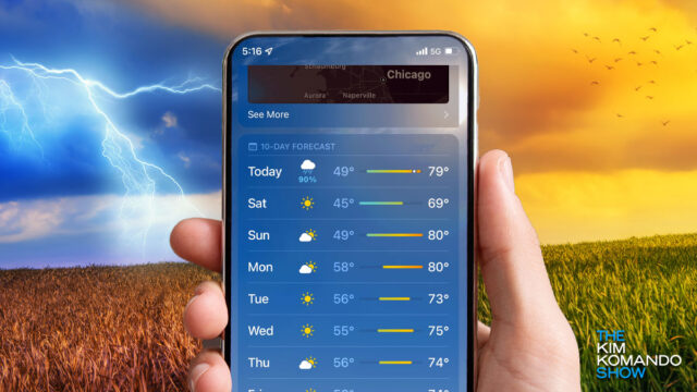 Why Apple iPhone's weather app has a mysterious dot