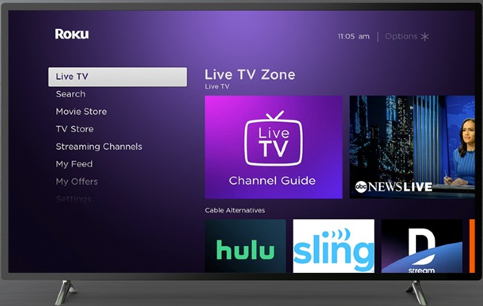 Use a Roku? Check out this new Live TV section