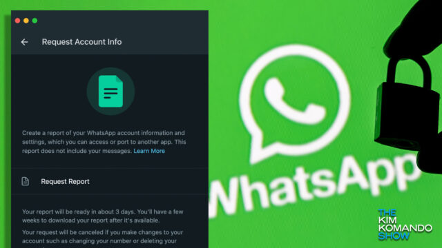 Find out what WhatsApp knows about you