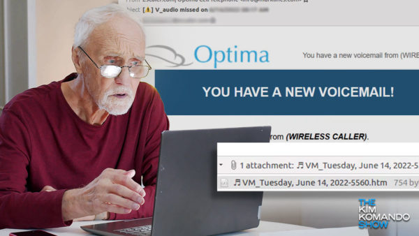 Watch for this fake voicemail notification trying to steal your Outlook password