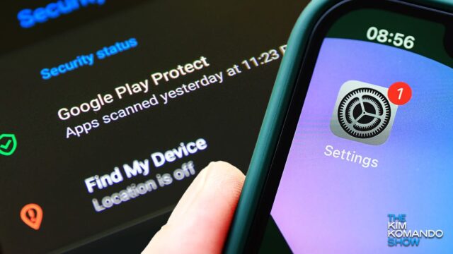 Android and iPhone security settings