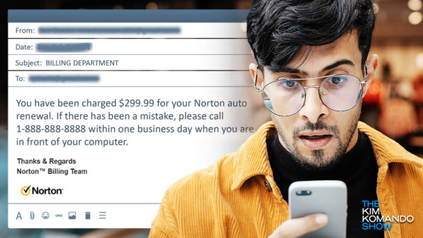 Got an email about your antivirus? It might be a scam