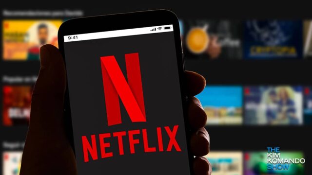 netflix app on smartphone