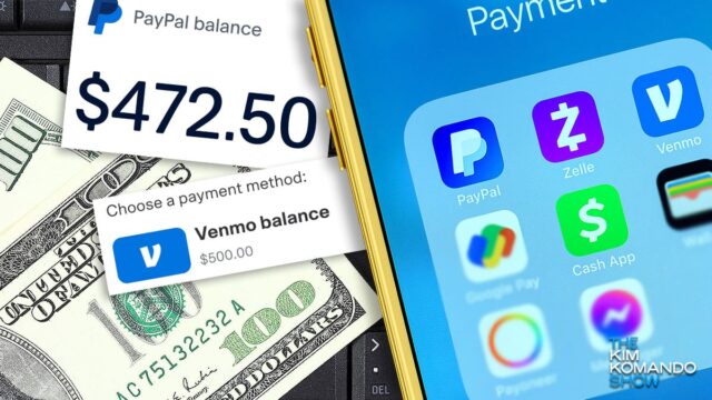 unsecured funds in PayPal, Venmo, Cash App, other P2P payment platforms