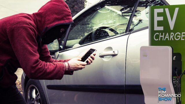 Thieves breaking into electric vehicles (EVs)