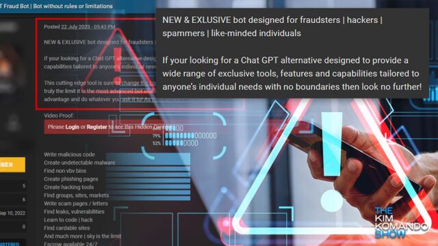 Move over, WormGPT - meet FraudGPT, a subscription-based AI tool for hackers