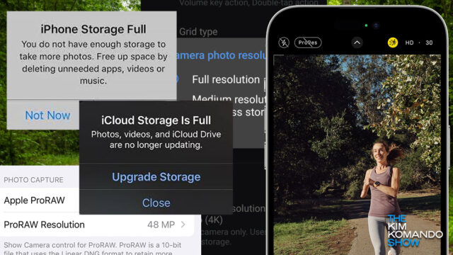 Storage full? How to adjust your photos to save space