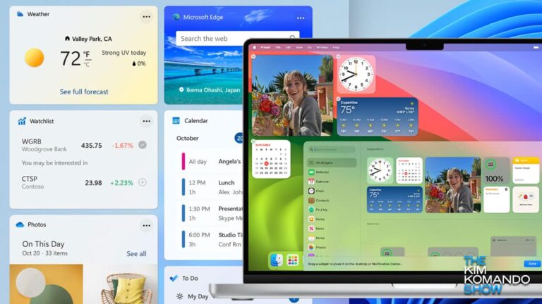 Mac and Windows how-to: Add widgets to your desktop