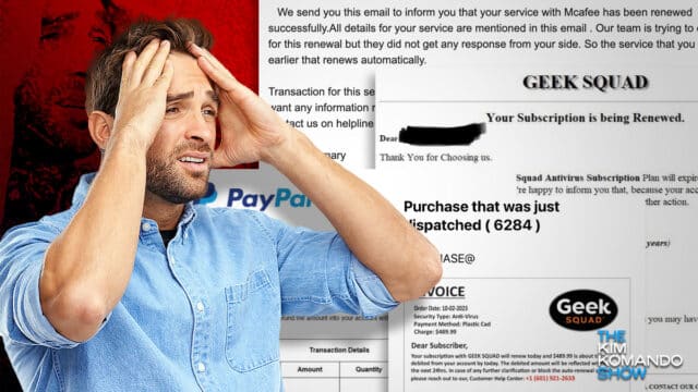 Scammers impersonating businesses, email consumers with fake subscription renewal notices