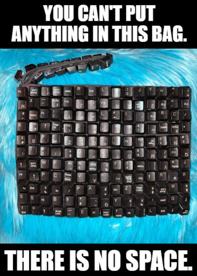 Computer Keyboard Wristlet Purse