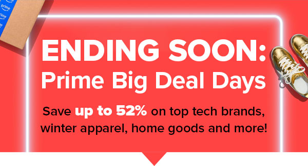 Amazon Prime Big Deal Days email header